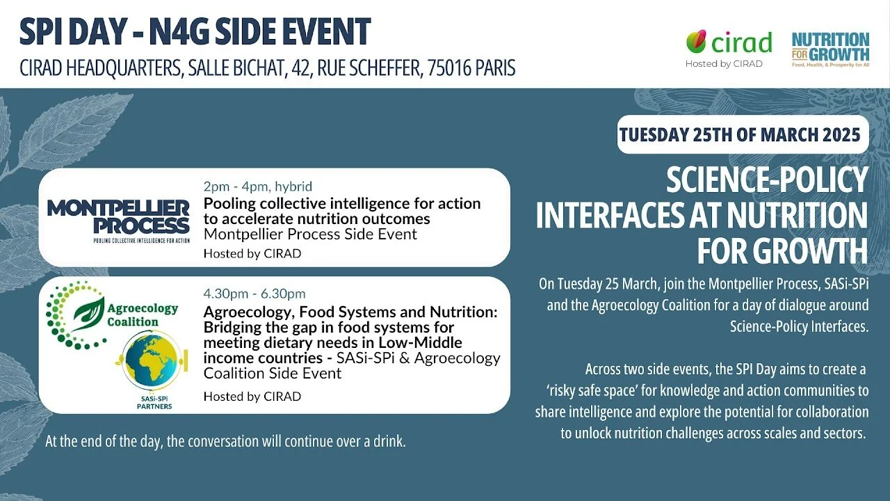 The Montpellier Process at Nutrition for Growth, Paris, France