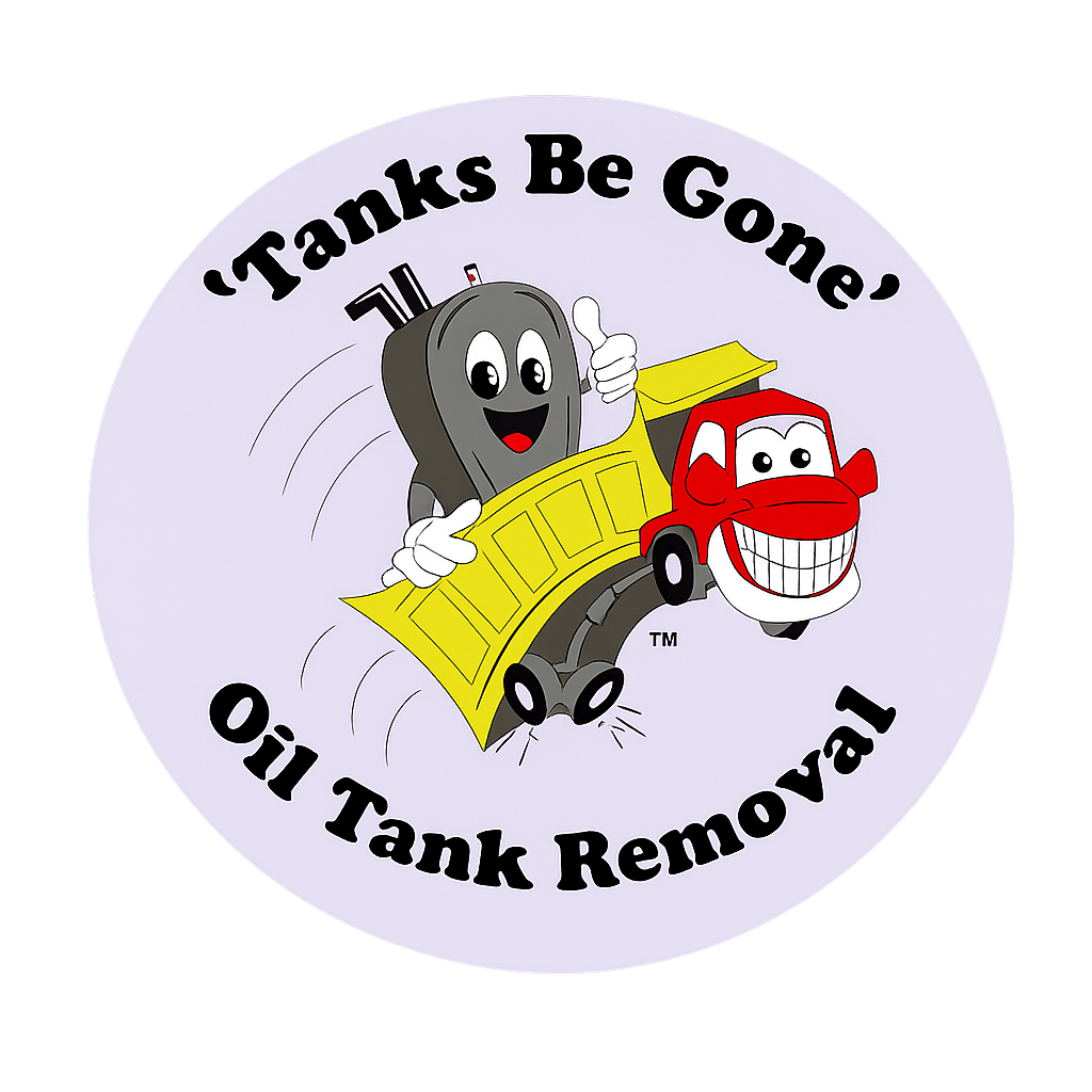 'Tanks Be Gone' logo Wallingford CT Oil Tank Removal