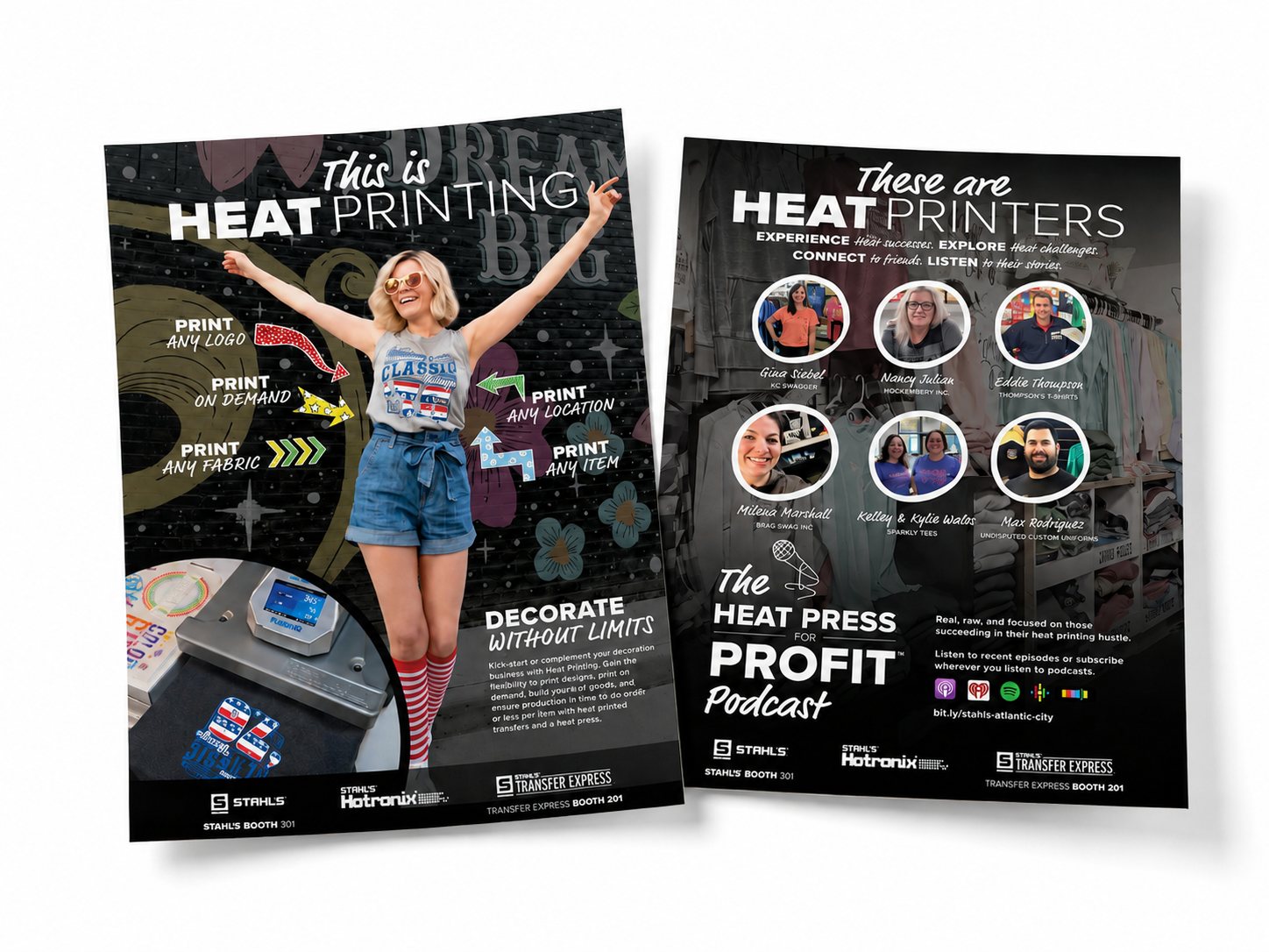 Transfer Express flyer mockup