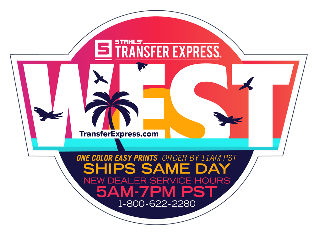 Transfer Express West sticker