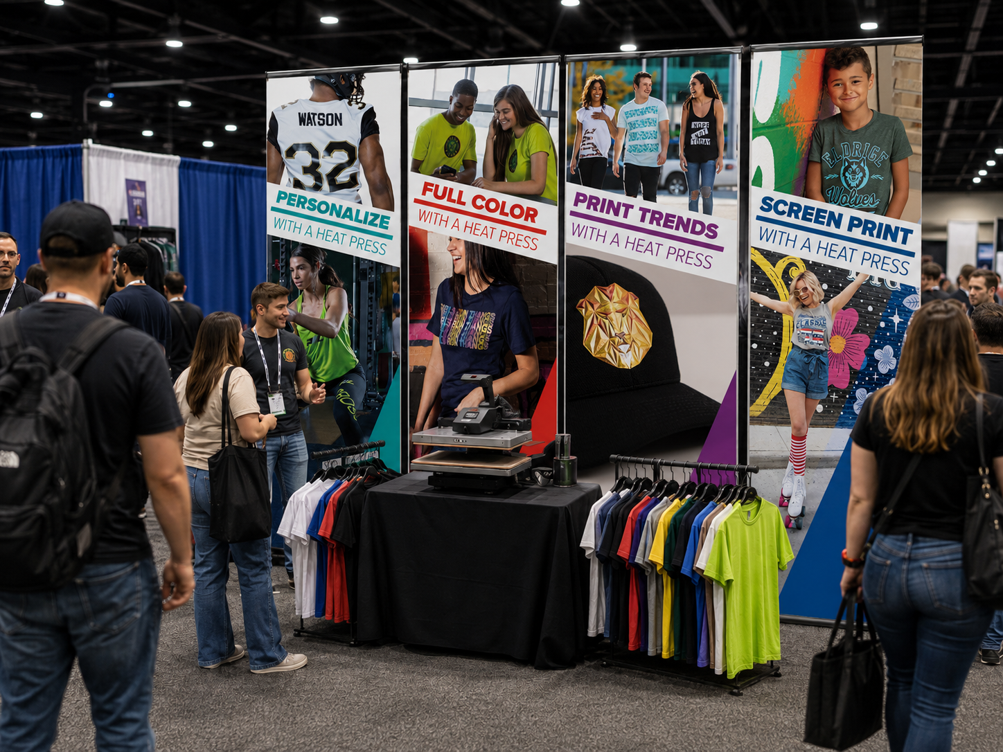 Transfer Express trade show display