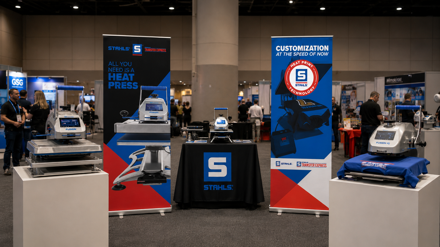Transfer Express trade show graphic 2021