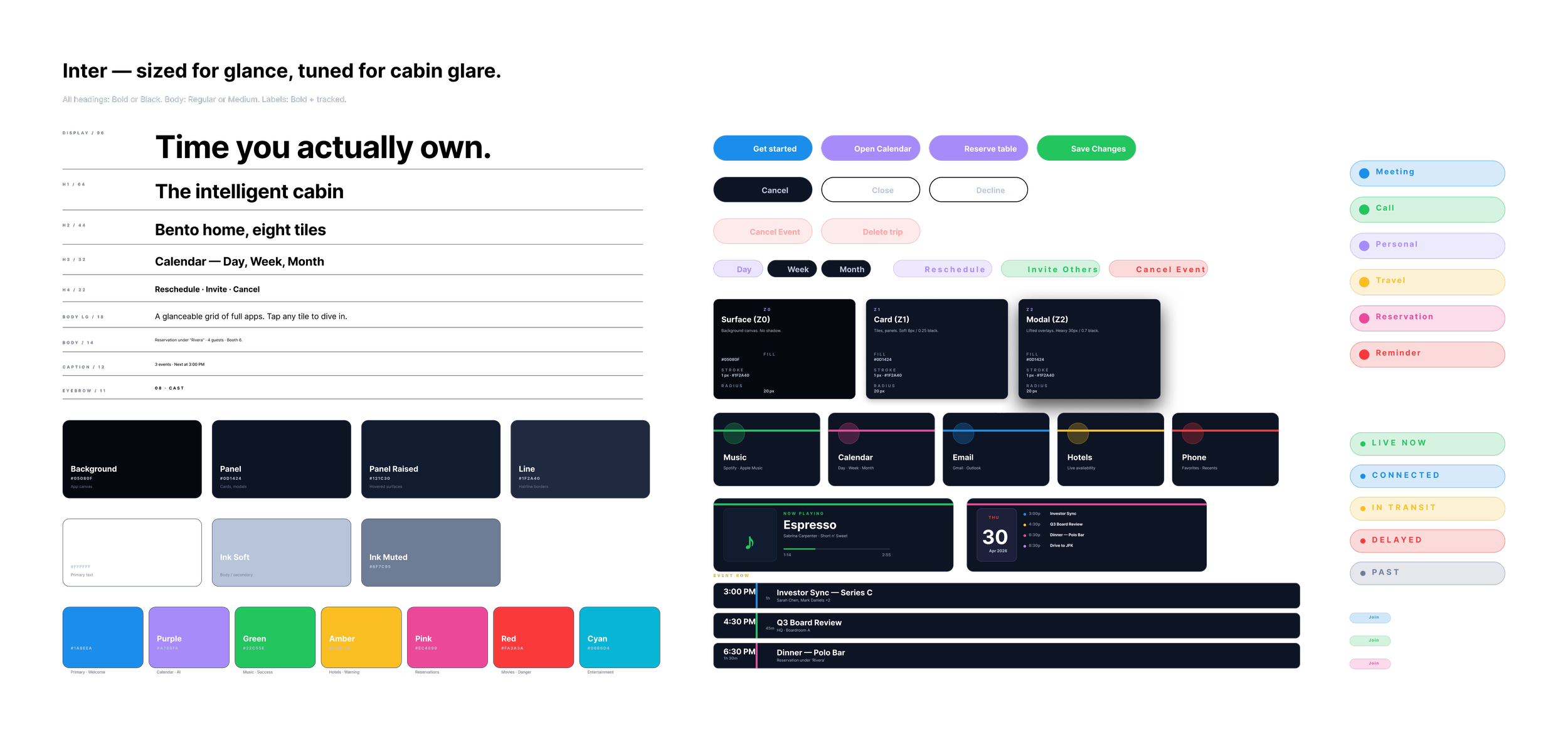 Shado3 design system