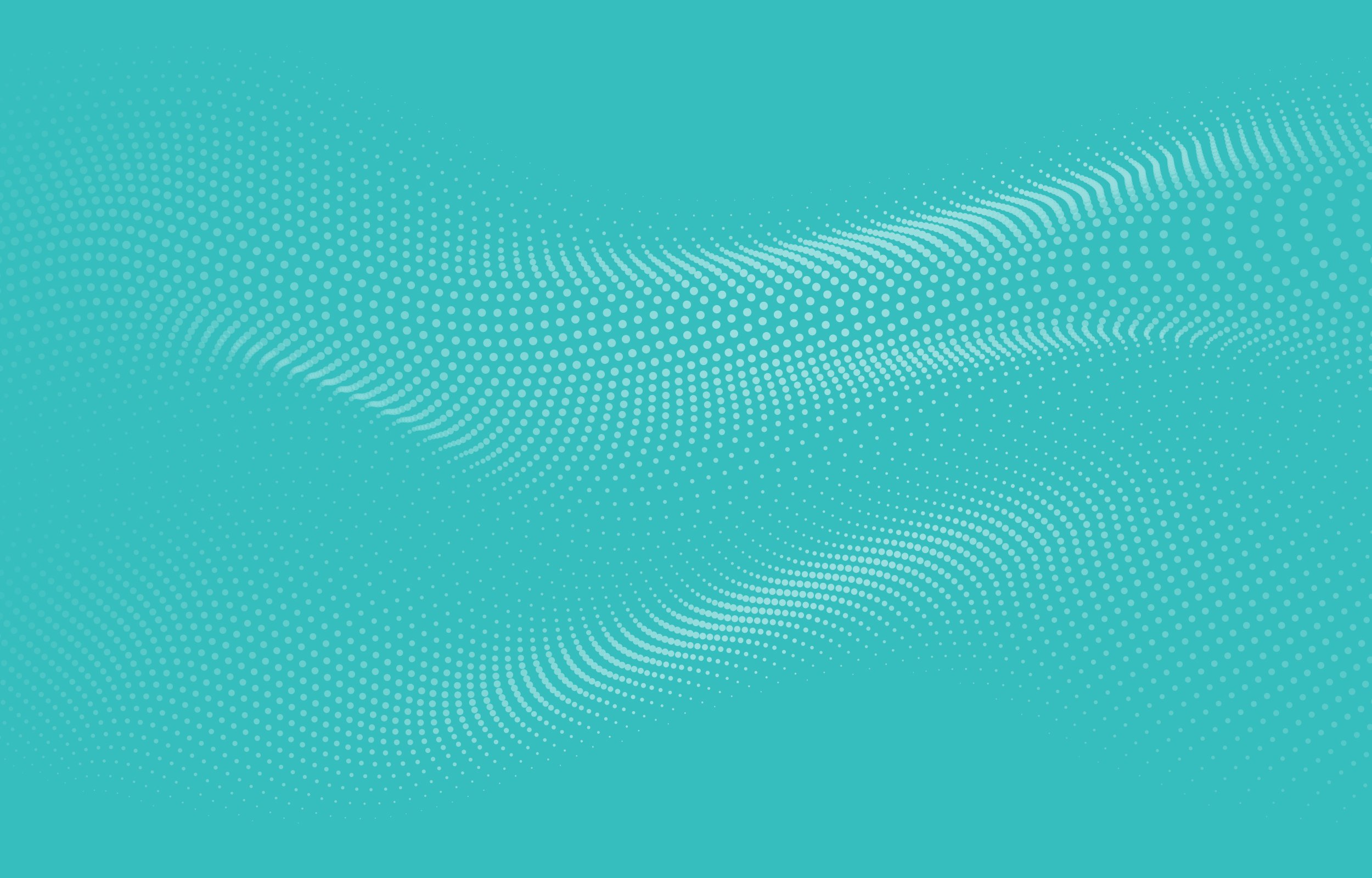 Abstract blue background with white dotted wave pattern.