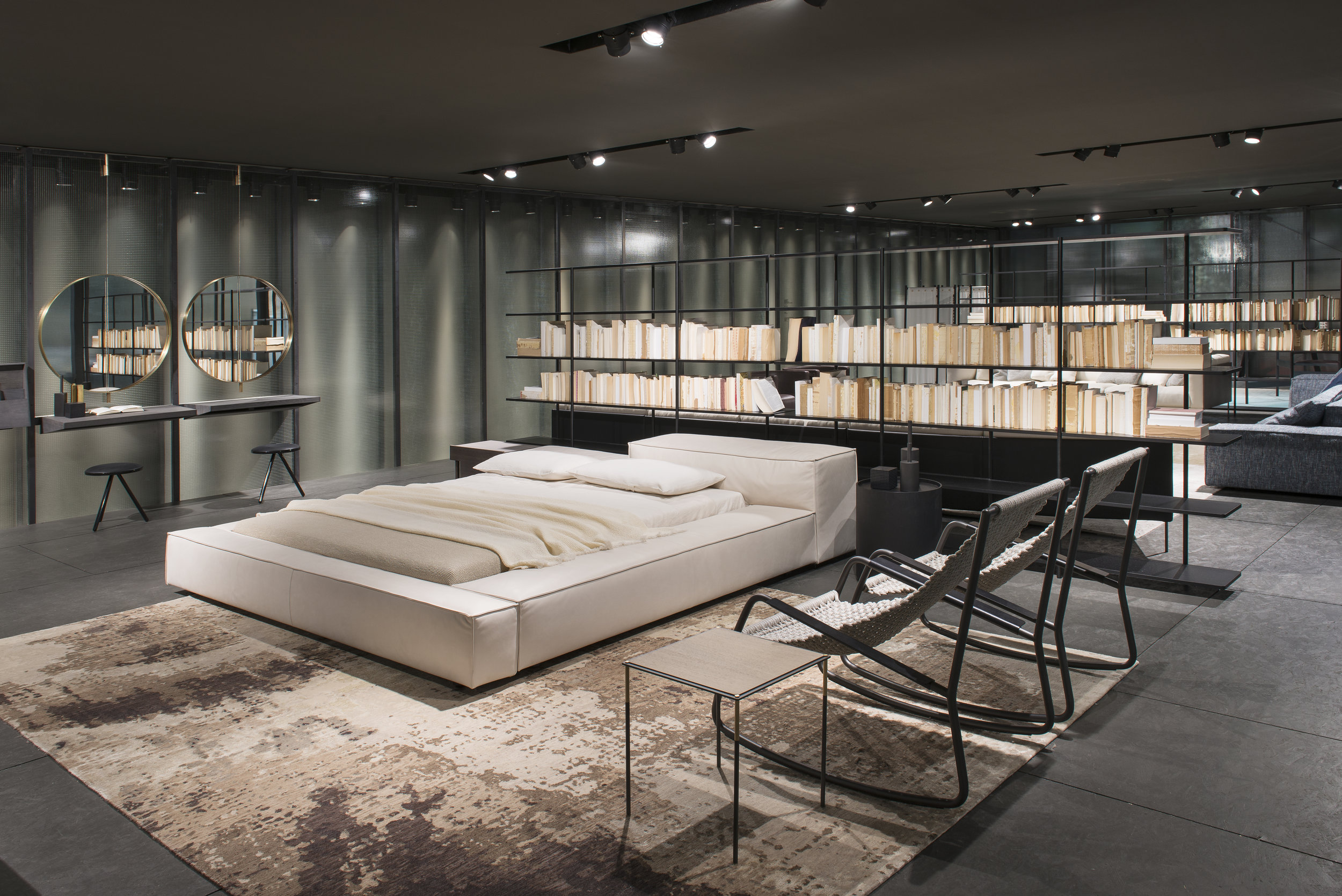 AERO Shelf used as room divider.