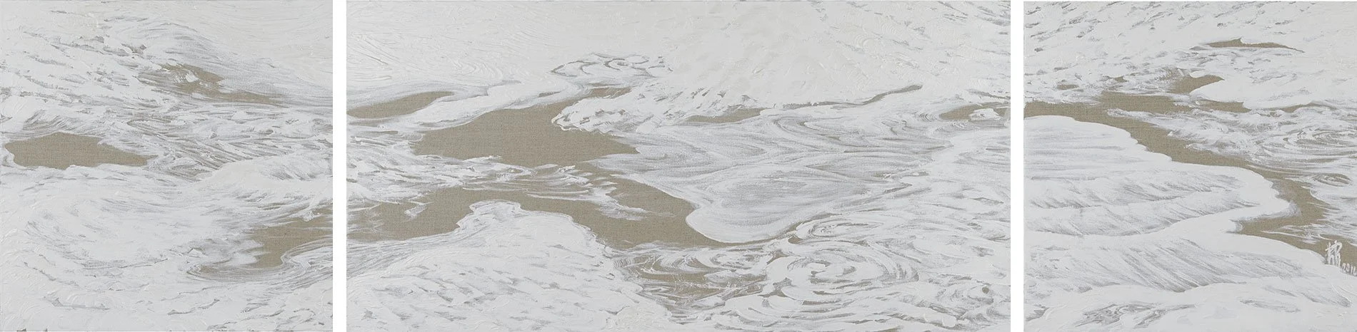 La memoria dell'acqua III | triptych | La memoria del bianco