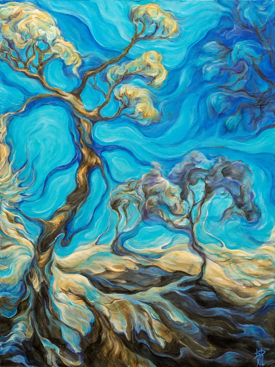 Osmose | 2024 | oil on canvas | 80 x 60 cm 