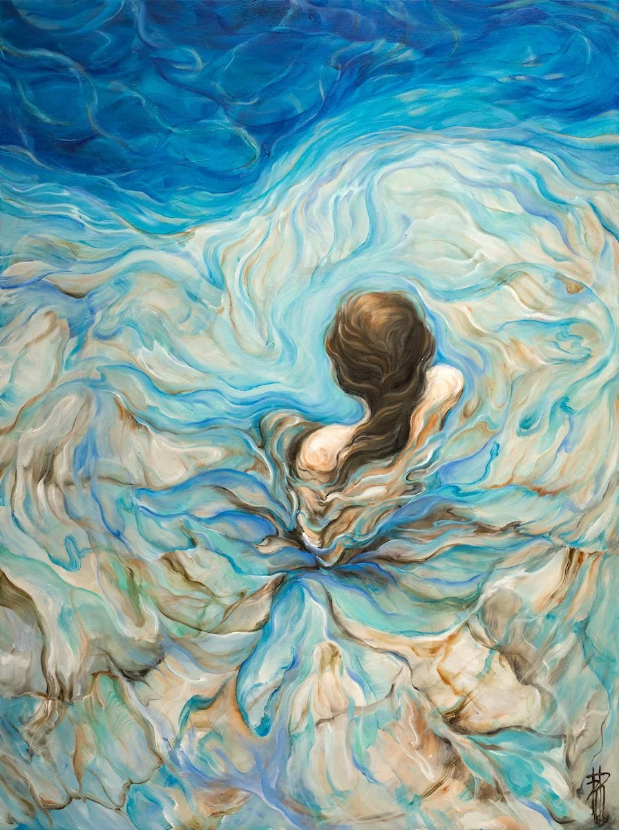 La fleur de la Mediterranée | 2023 | oil on canvas | 80 x 60 cm