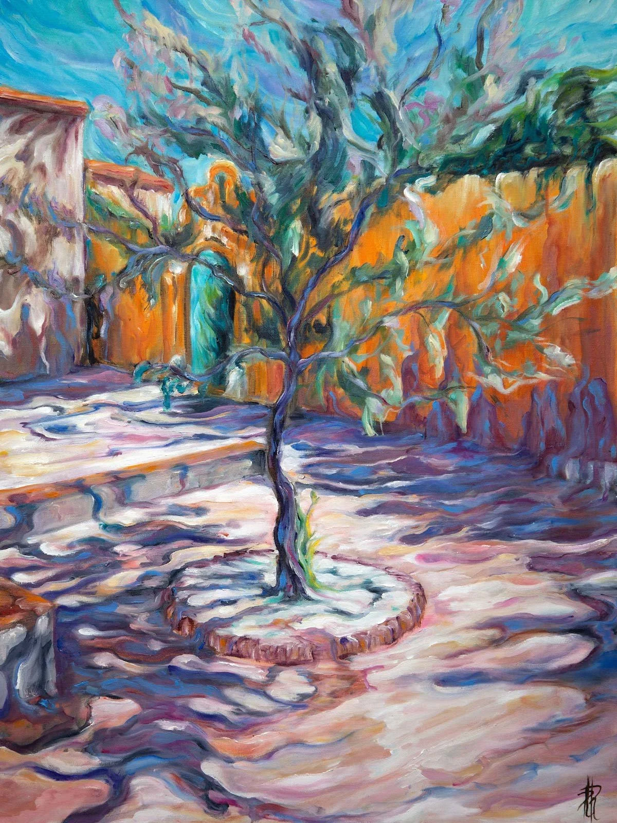 Le square | 2021 | oil on canvas | 80 x 60 cm 