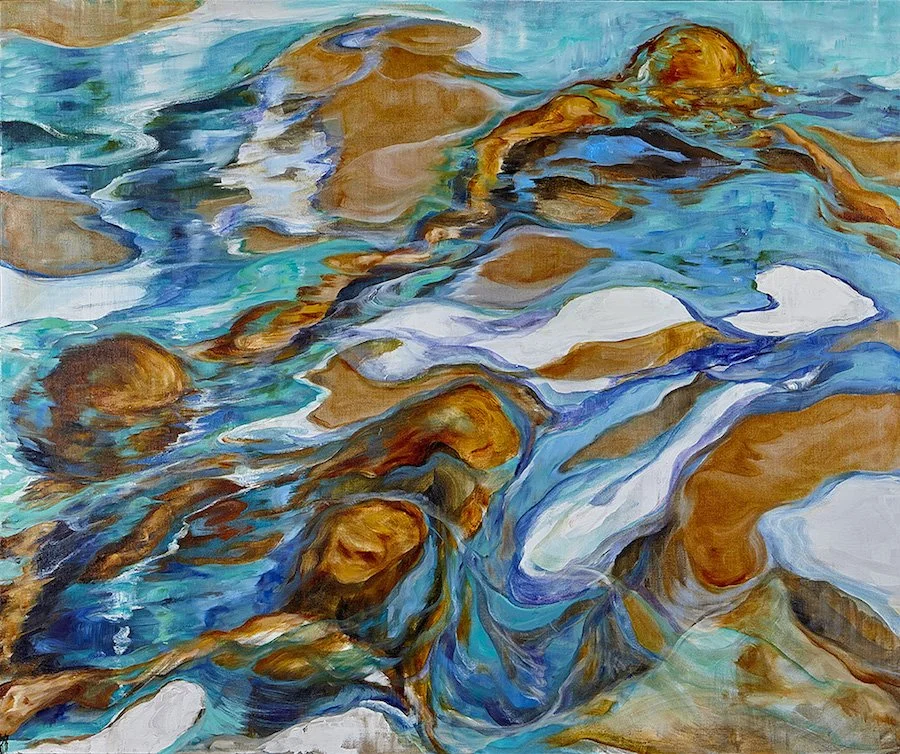 Le Regard | 2017 |  diptych - left panel | 100 x 120 cm