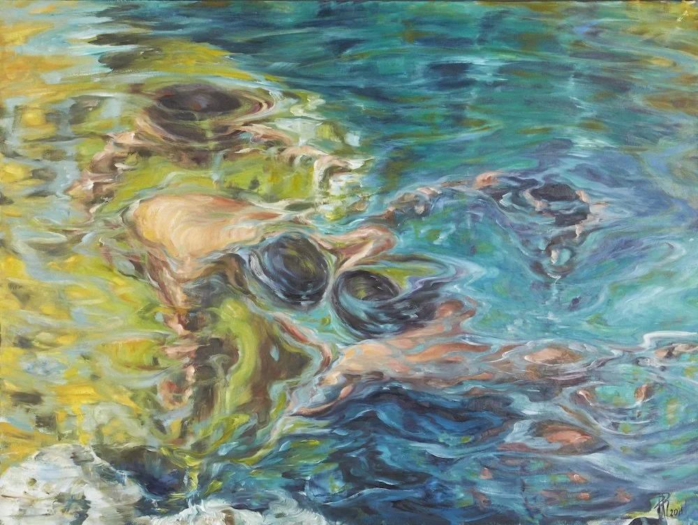 La clef de l'eau II | oil on canvas | 90 x 120 cm