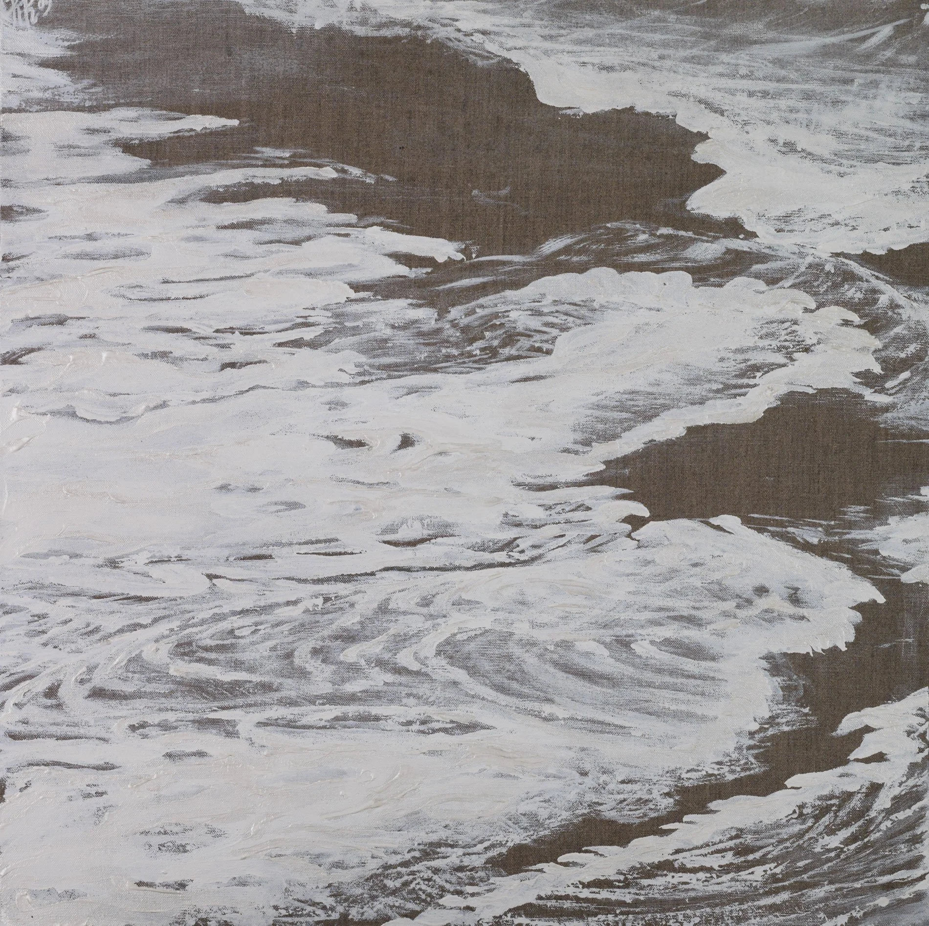 Solaris I | 2009 | diptych - left panel  | 60 x 60 cm