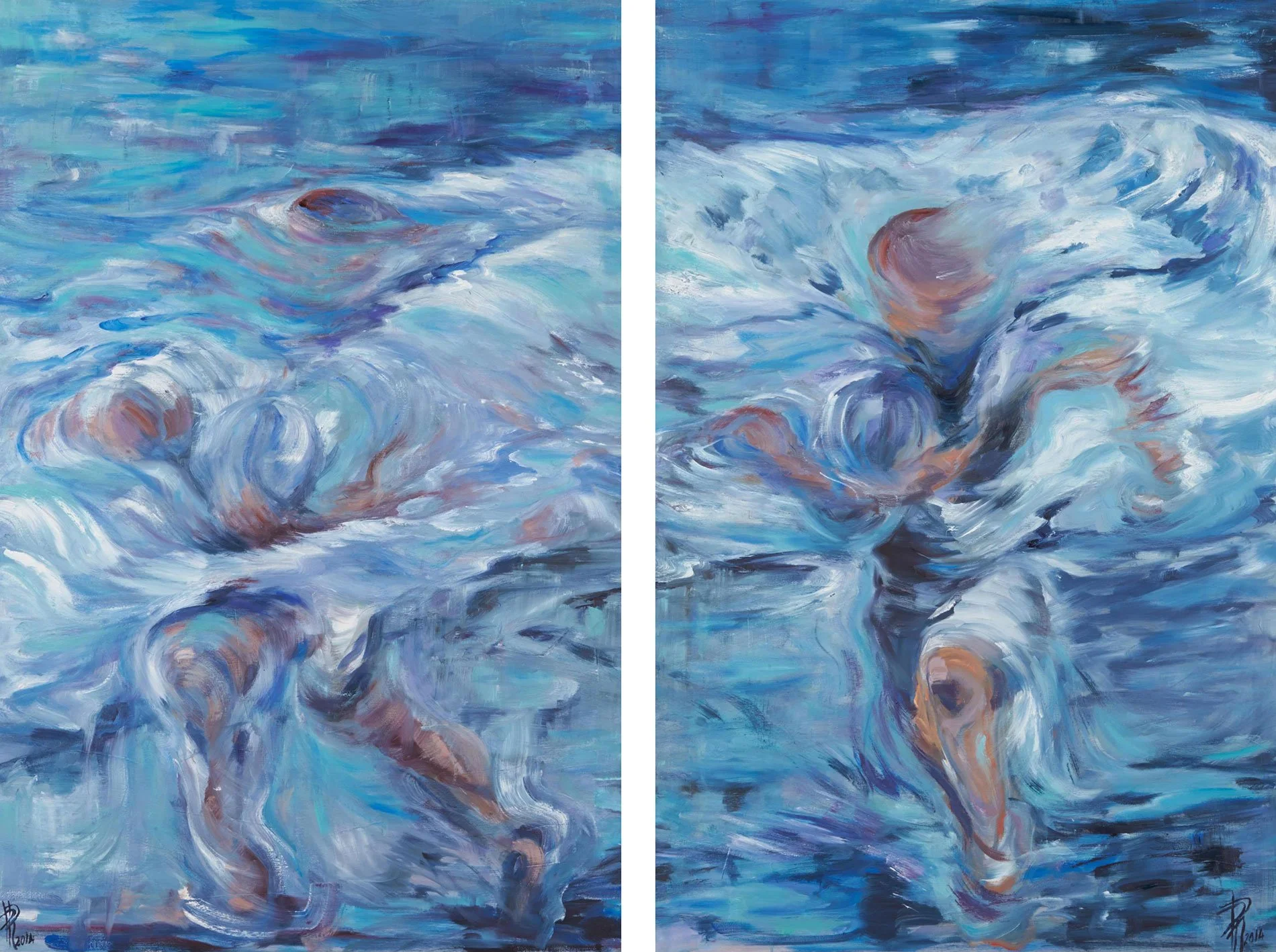 Heroes | diptych | Oltre l’aria… oltre l’acqua
