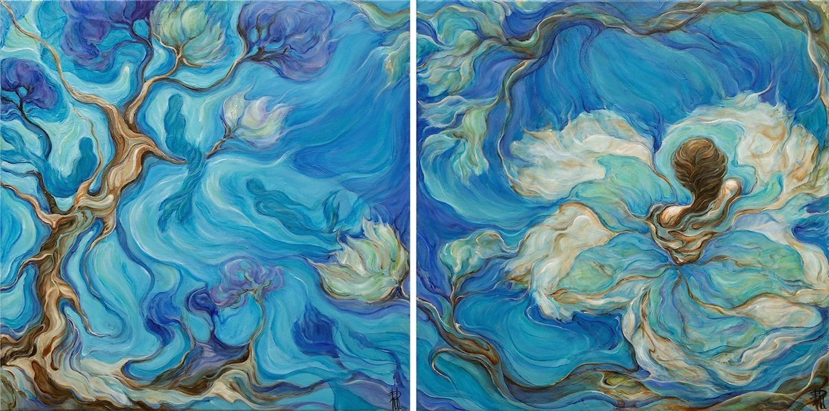 Into the Blue | diptych | La forma dell'acqua
