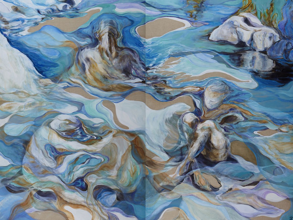 La forma dell'acqua II | diptych | La forma dell'acqua