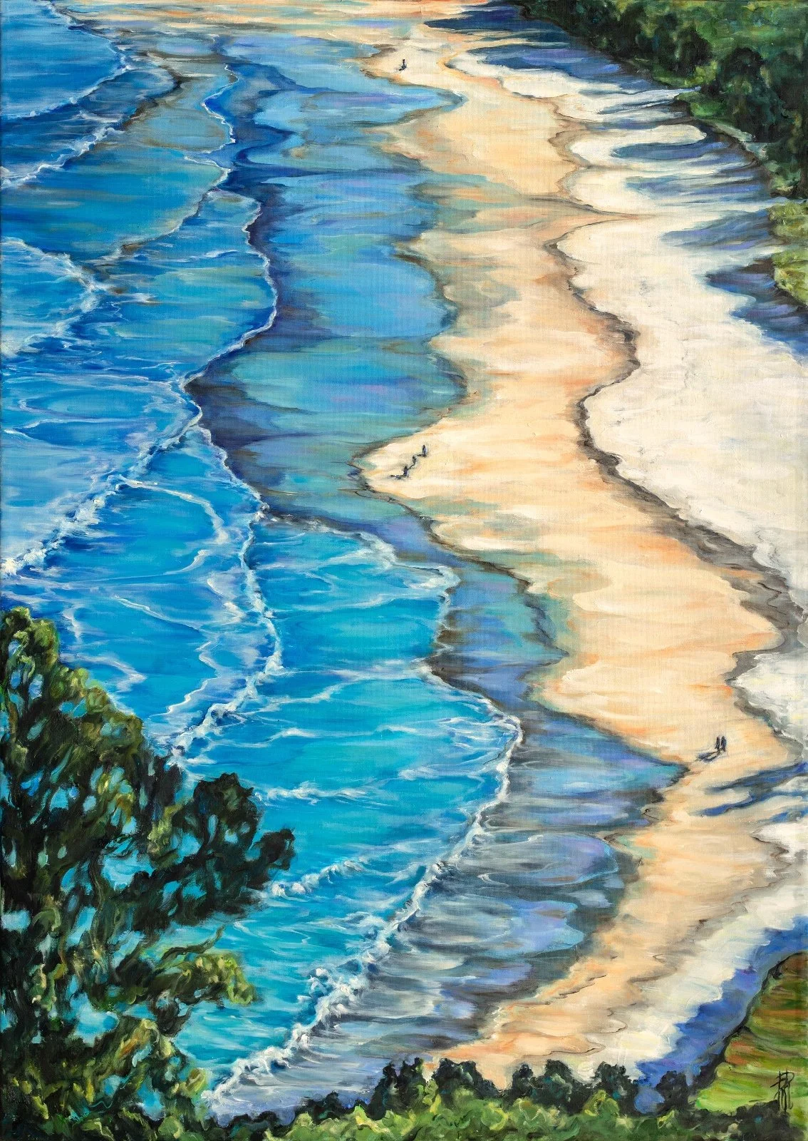 Le rythme du coeur  | 2026 | oil on canvas | 100 x 70 cm