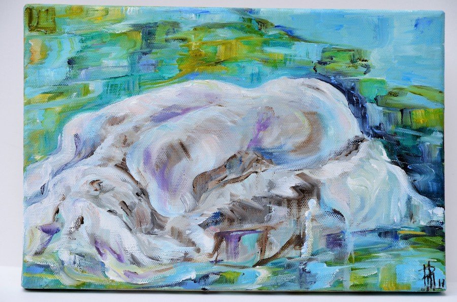 Naiade | 2017 | oil on canvas |  20 x 30 cm 