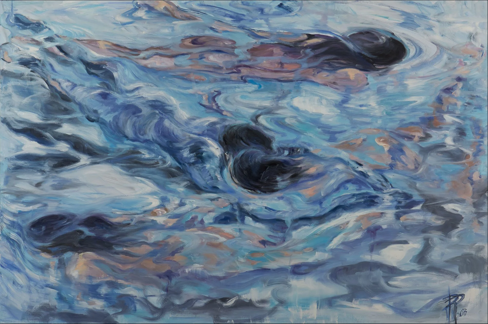 L'eco dell'acqua | 2013 | oil on canvas |  100 × 150 cm