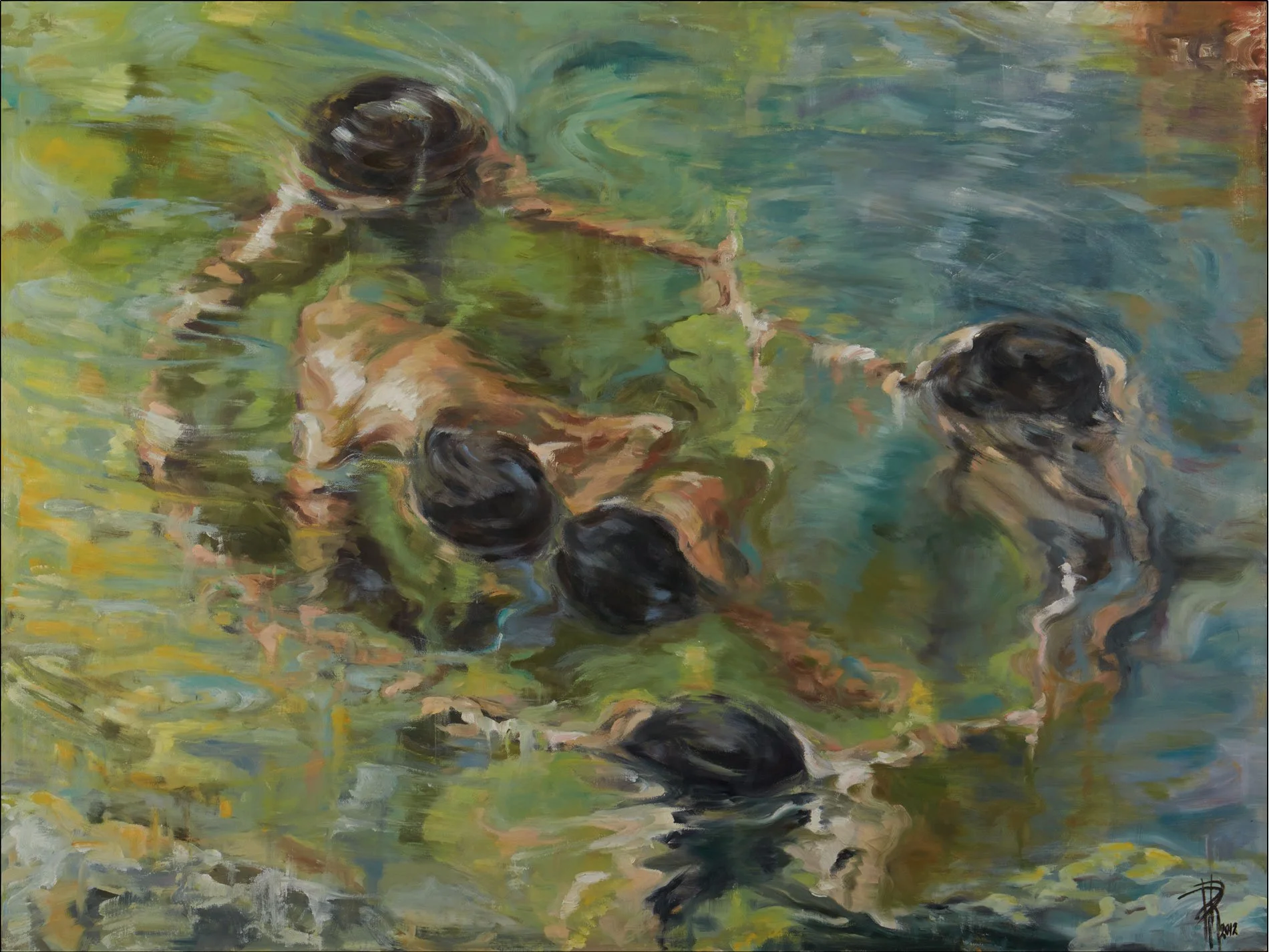 Rencontres I I 2012 | oil on canvas | 90 × 120 cm