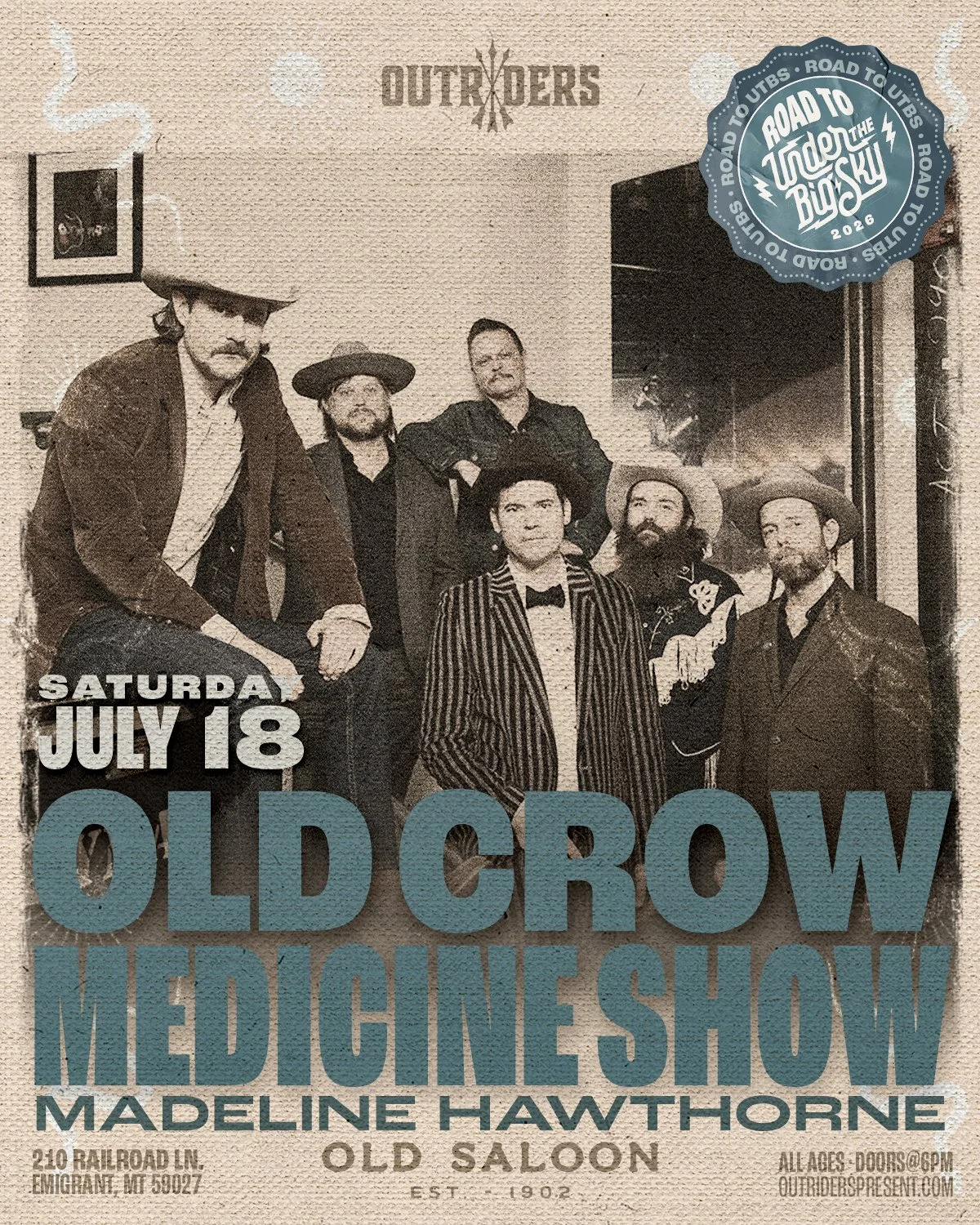 Old Crow Medicine Show with Madeline Hawthorne