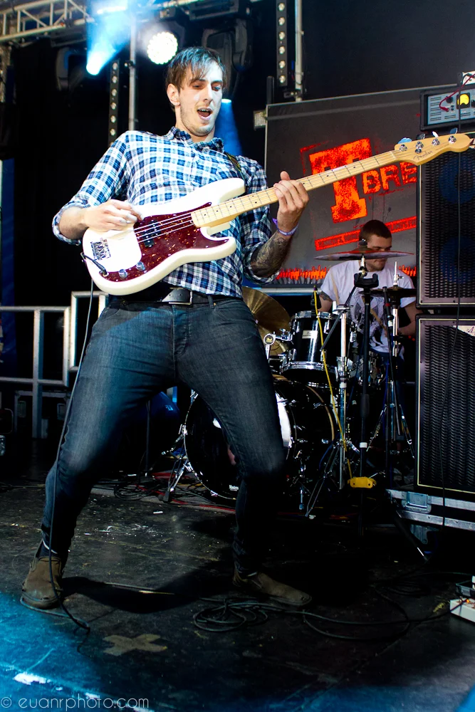  United Fruit rock the T Break stage on Sunday 