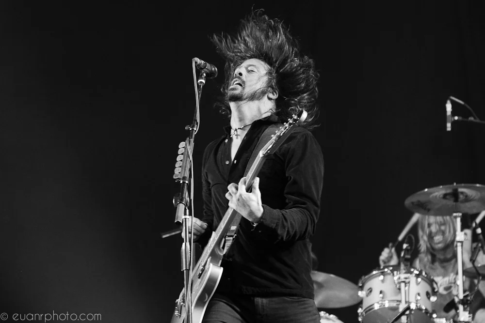 Main stage headliners Foo Fighters had one of the weekend's biggest crowds witness their "Rock n Roll show" 