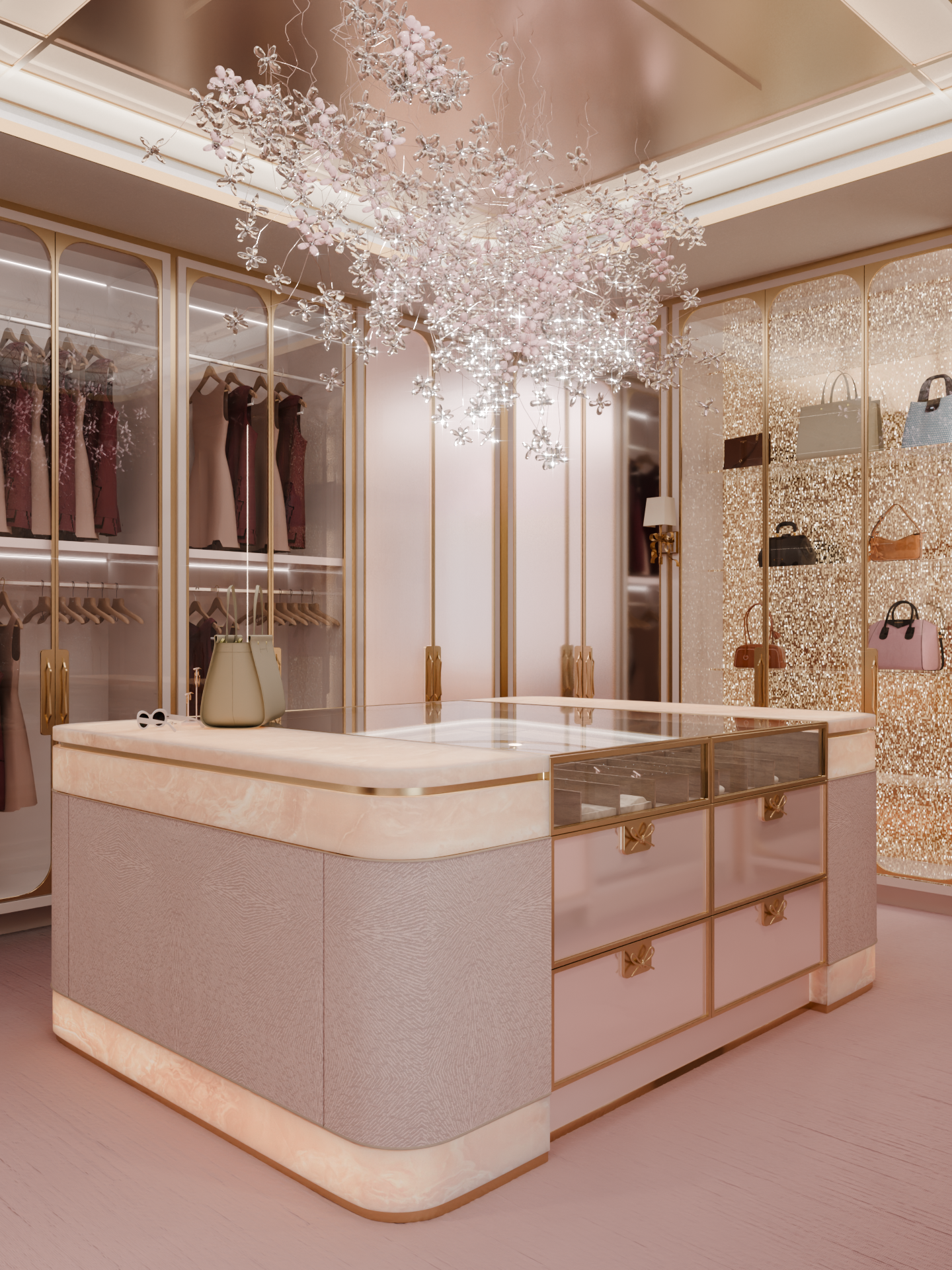 Image of a luxury walk in closet