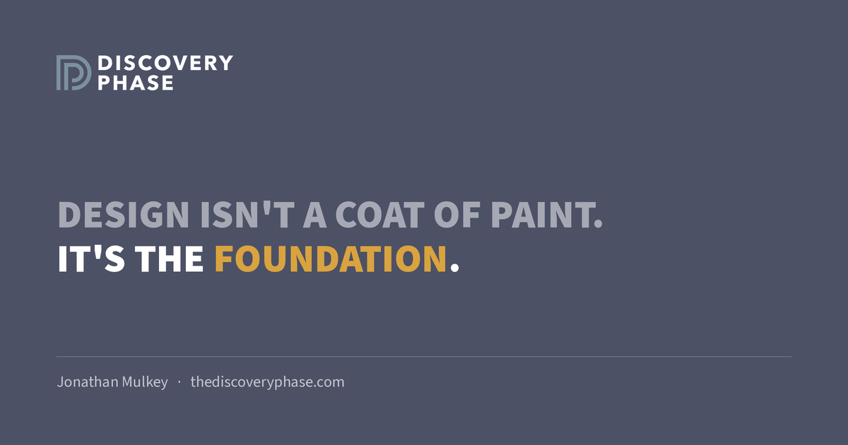 Design Is Not a Coat of Paint