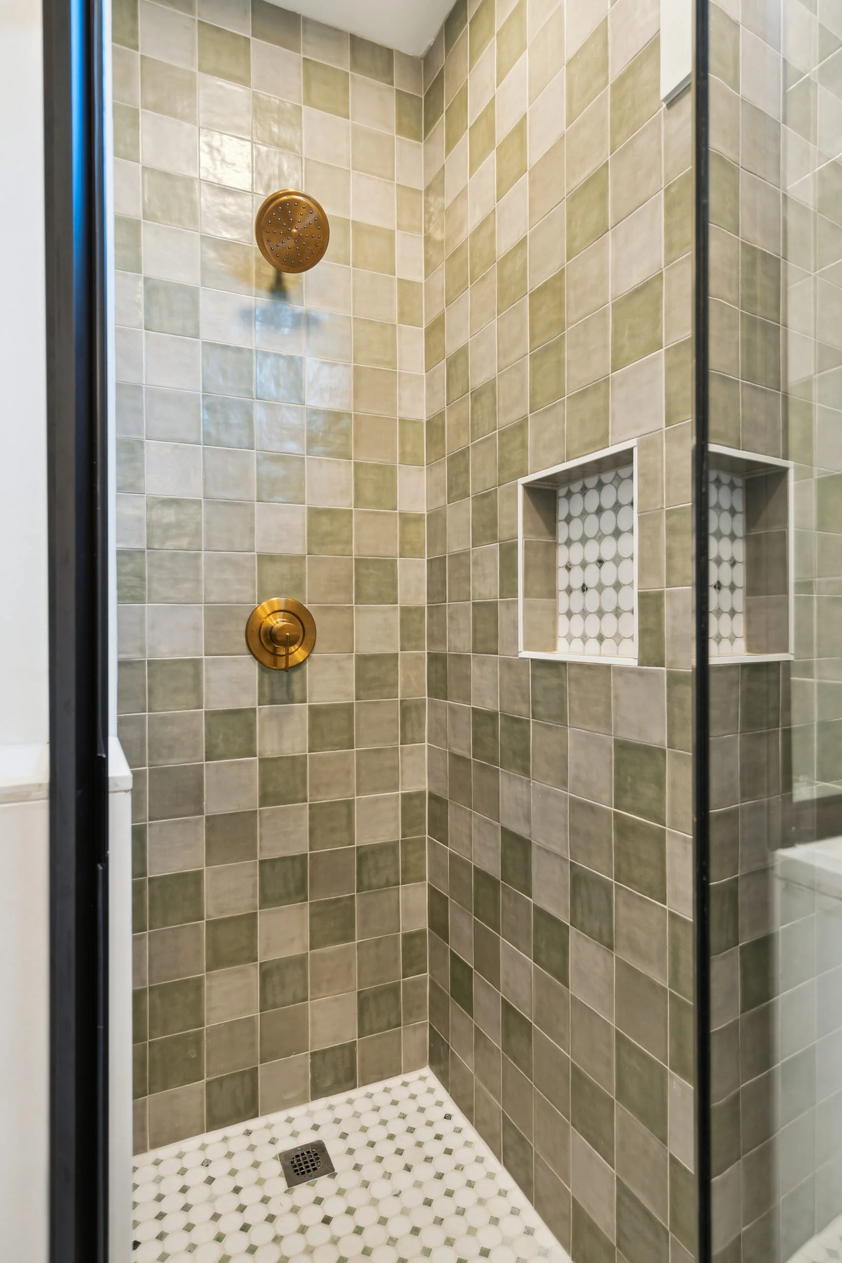 checkered tile renovation