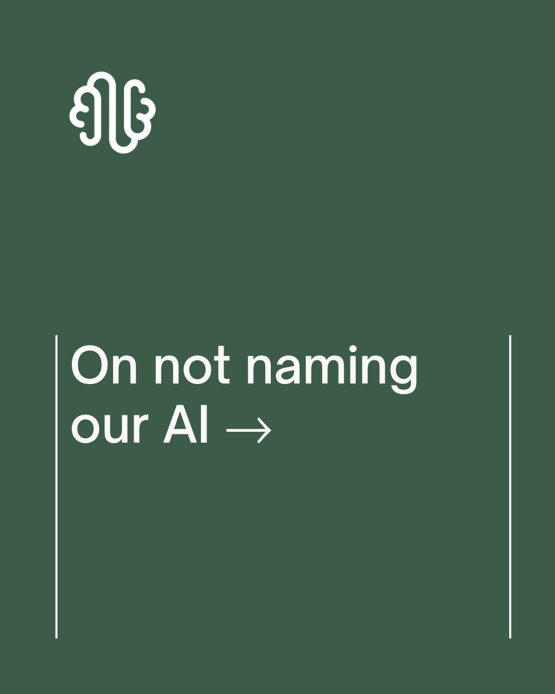 Why ThroughLine Has No Named AI Companion