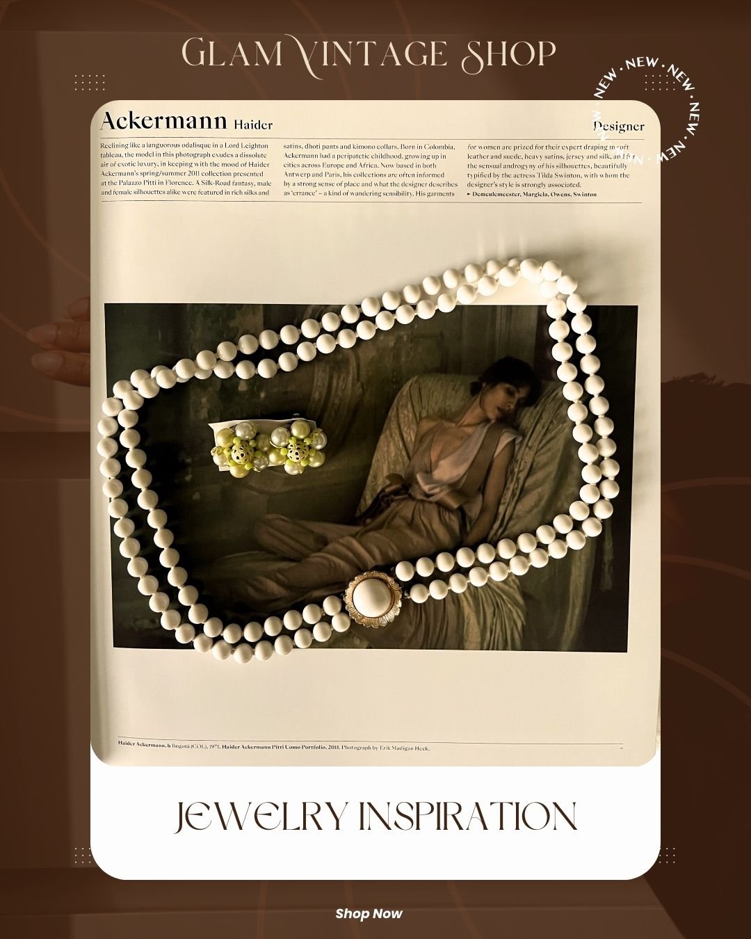 The beauty of vintage lies in its ability to be reinvented.  Today, we&rsquo;re unpacking our latest style muse, the iconic and highly collectible double-strand ivory pearl set and showing you why it&rsquo;s the unexpected edge your modern, minimalis