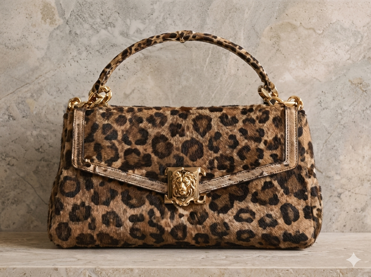 Leopard Print Handbag