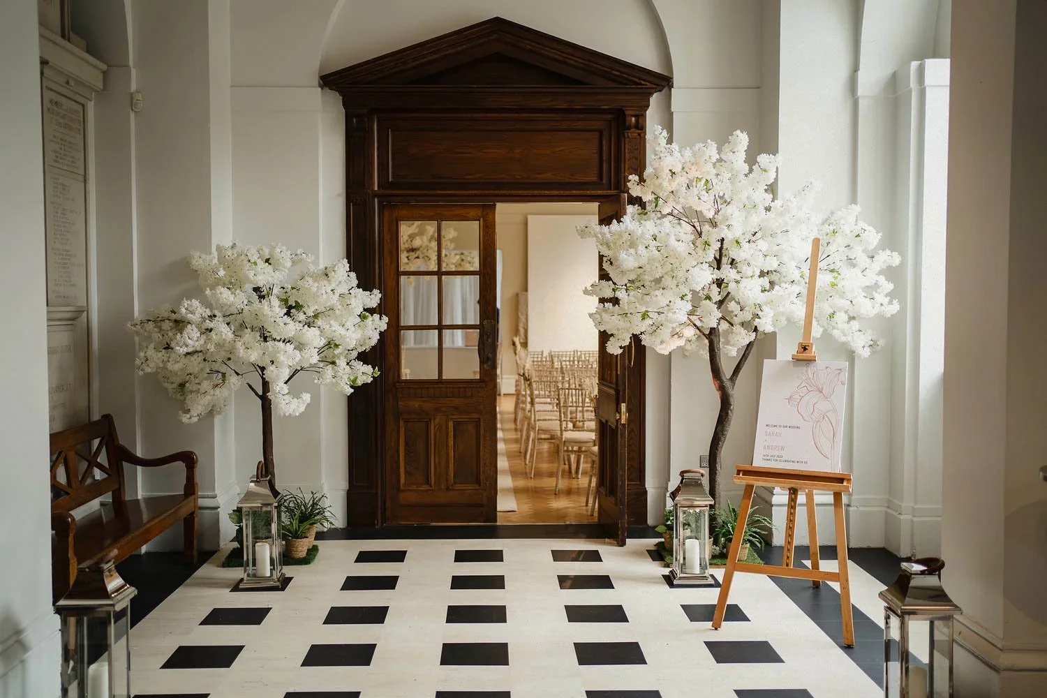The entrance to the Belfast Room at the Ulster Museum in Belfast