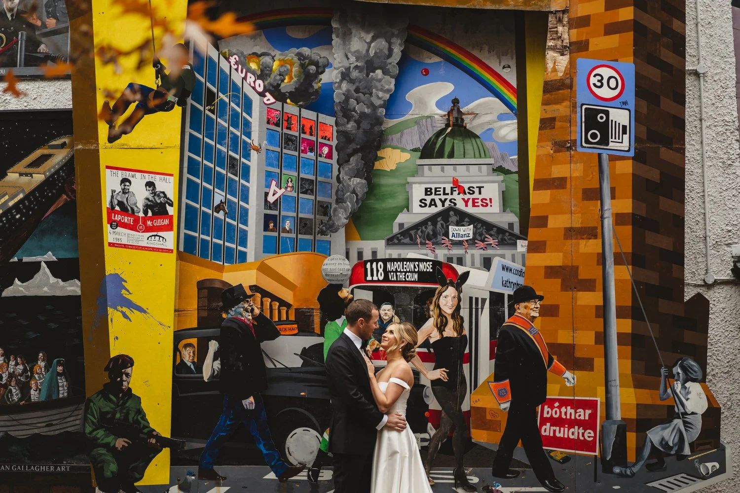  Jack McGarry and Katie Marino’s Wedding in Larchfield, Lisburn with Photographs in Belfast’s Cathedral Quarter, The Duke of York and the Merchant Hotel. Katie wore a gorgeous dress by Karen Willis Holmes, while Jack dressed in a black tie. Flowers w