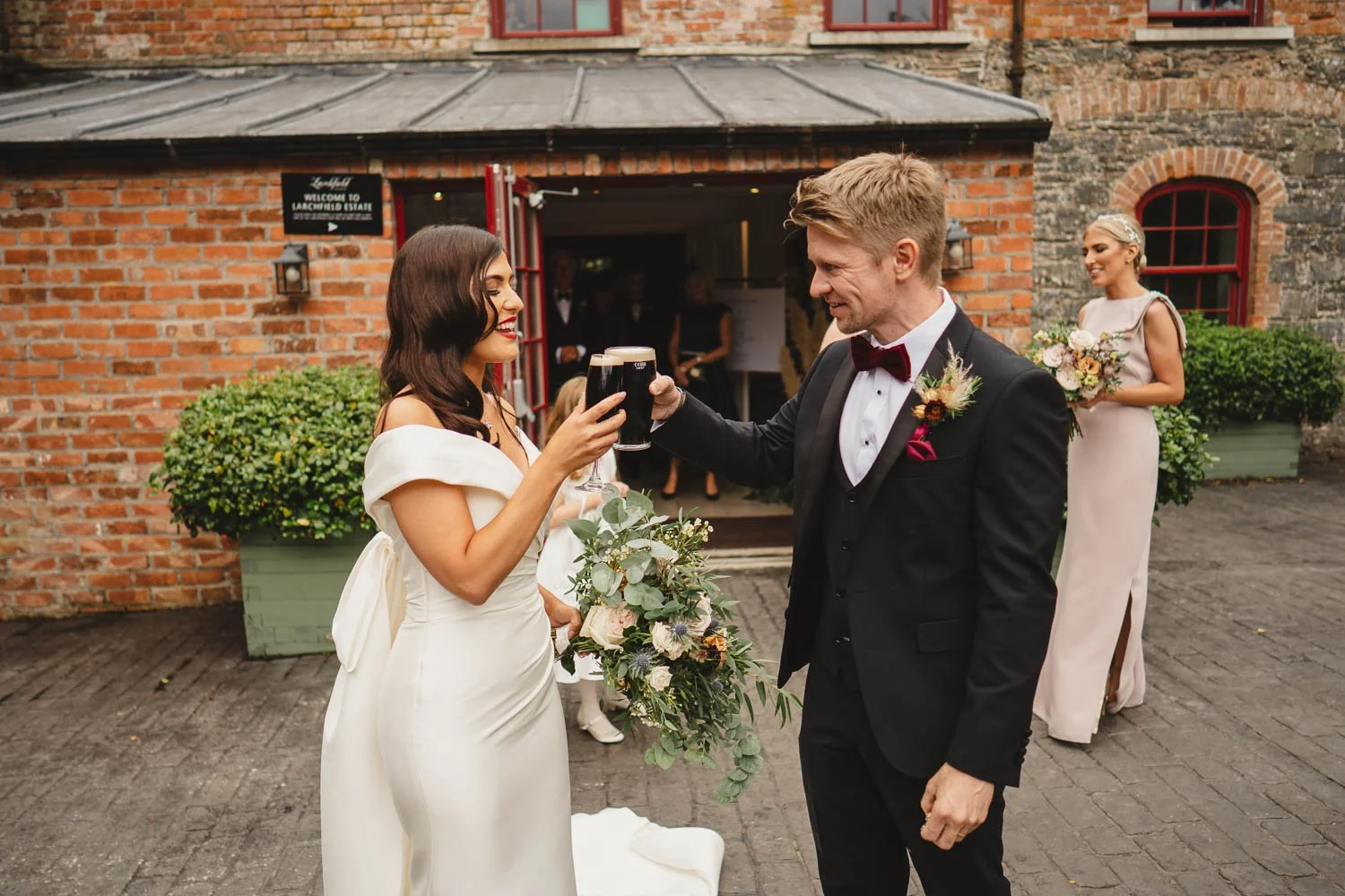  Amy and Brian’s gorgeous wedding in Larchfield Estate outside Lisburn. The ceremony, reception and photos were all within this gorgeous venue.  