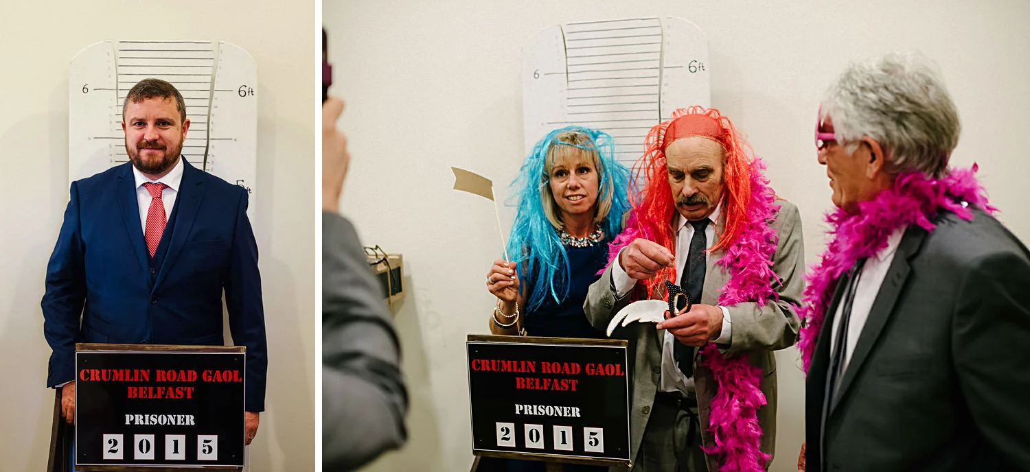  Crumlin Road Gaol Daft Punk Wedding Photos.  Best Wedding Photographers Northern Ireland. 