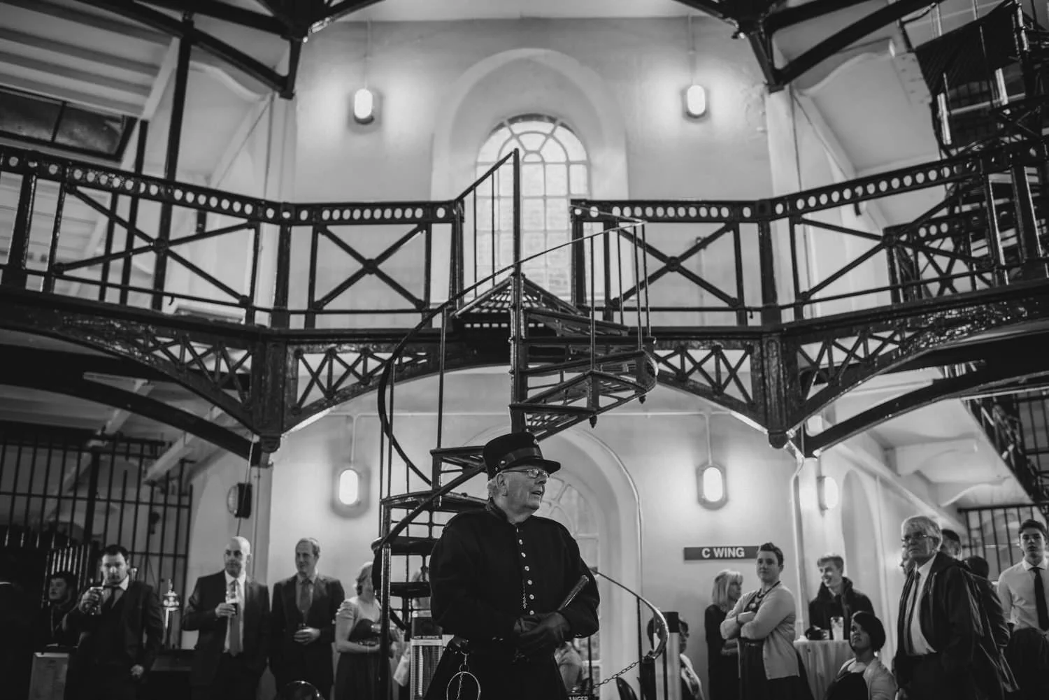  Crumlin Road Gaol Daft Punk Wedding Photos.  Best Wedding Photographers Northern Ireland. 