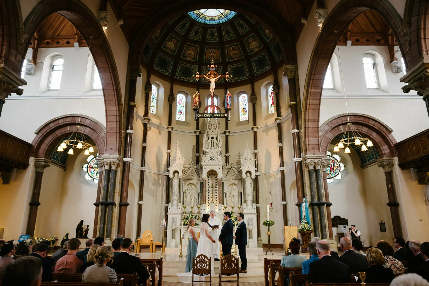  Crumlin Road Gaol Daft Punk Wedding Photos.  Best Wedding Photographers Northern Ireland. 