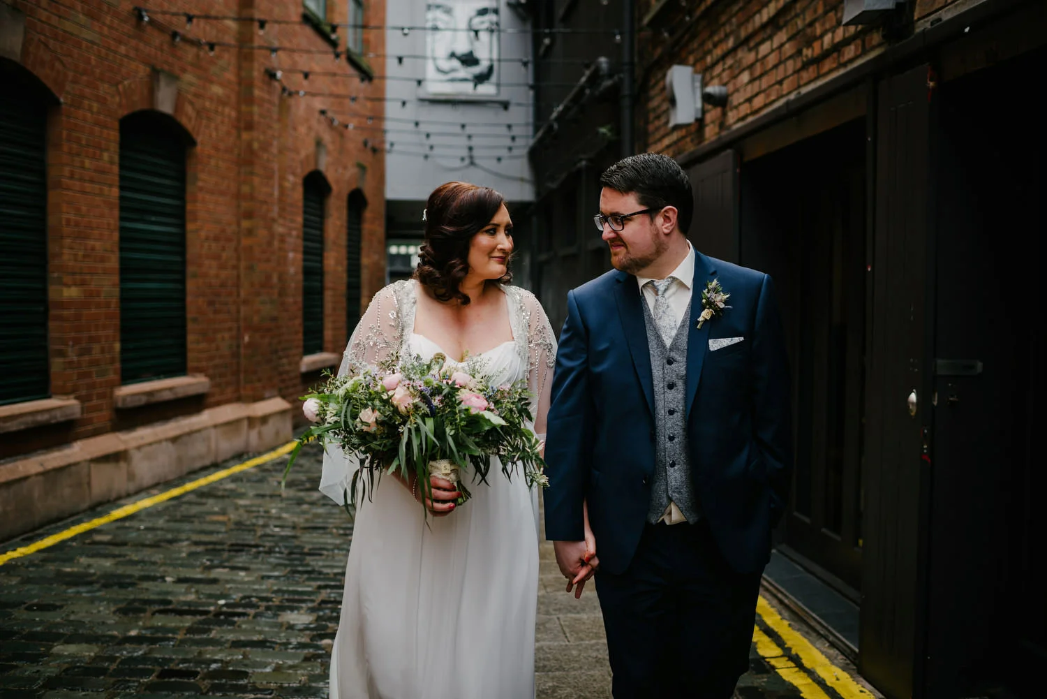  Crumlin Road Gaol Daft Punk Wedding Photos.  Best Wedding Photographers Northern Ireland. 