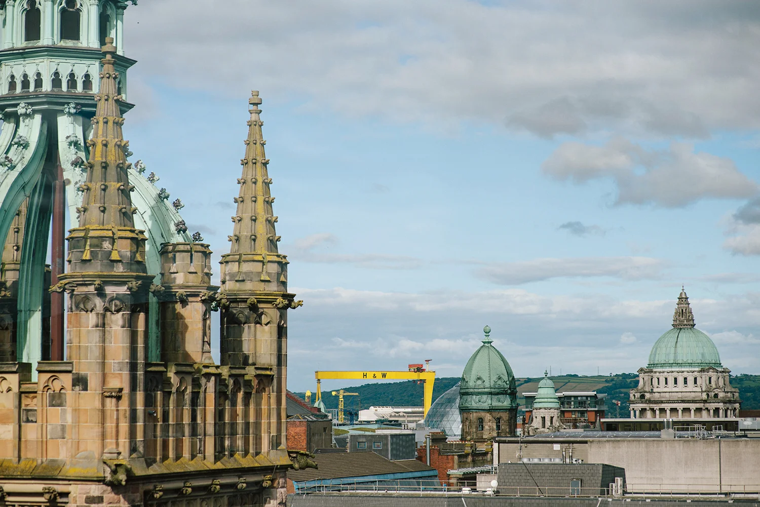 A view from the 9th Floor of the Fitzwilliam.