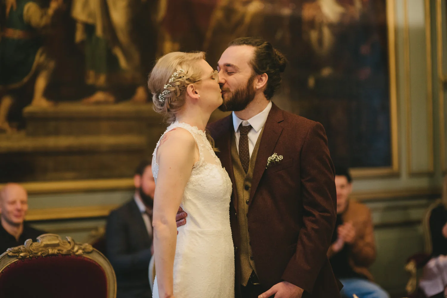  Destination wedding photographers Leuven, Brussels, Belgium.  Elise and Jens wedding. Abbey Herkenrode wedding. Leuven Botanical Gardens, Kruidtuin 