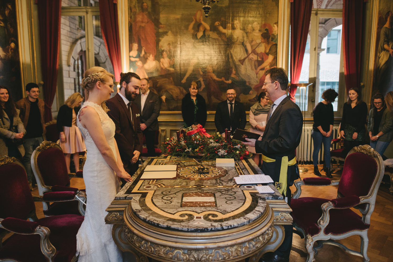  Destination wedding photographers Leuven, Brussels, Belgium.  Elise and Jens wedding. Abbey Herkenrode wedding. Leuven Botanical Gardens, Kruidtuin 