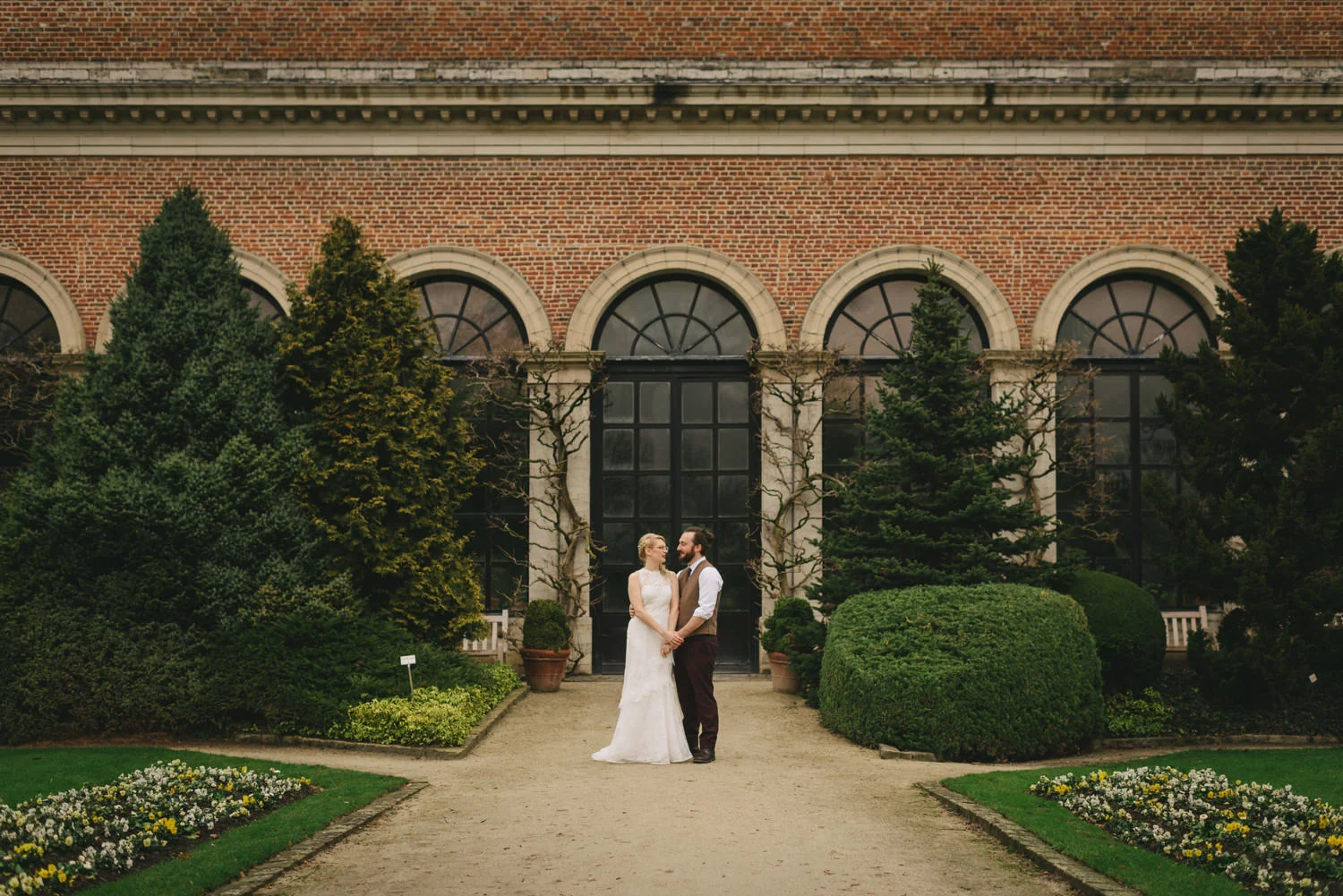  Destination wedding photographers Leuven, Brussels, Belgium.  Elise and Jens wedding. Abbey Herkenrode wedding. Leuven Botanical Gardens, Kruidtuin 