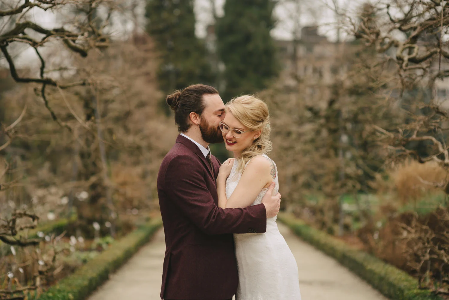  Destination wedding photographers Leuven, Brussels, Belgium.  Elise and Jens wedding. Abbey Herkenrode wedding. Leuven Botanical Gardens, Kruidtuin 