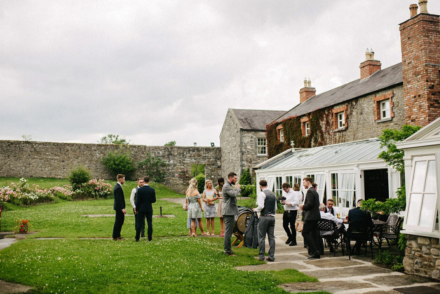  Wedding Photographers Northern Ireland and Destination Simple Tapestry. Wedding Photos at Ballymagarvey Village, Ireland, Guinness, Irish wedding, summer, humanist wedding 