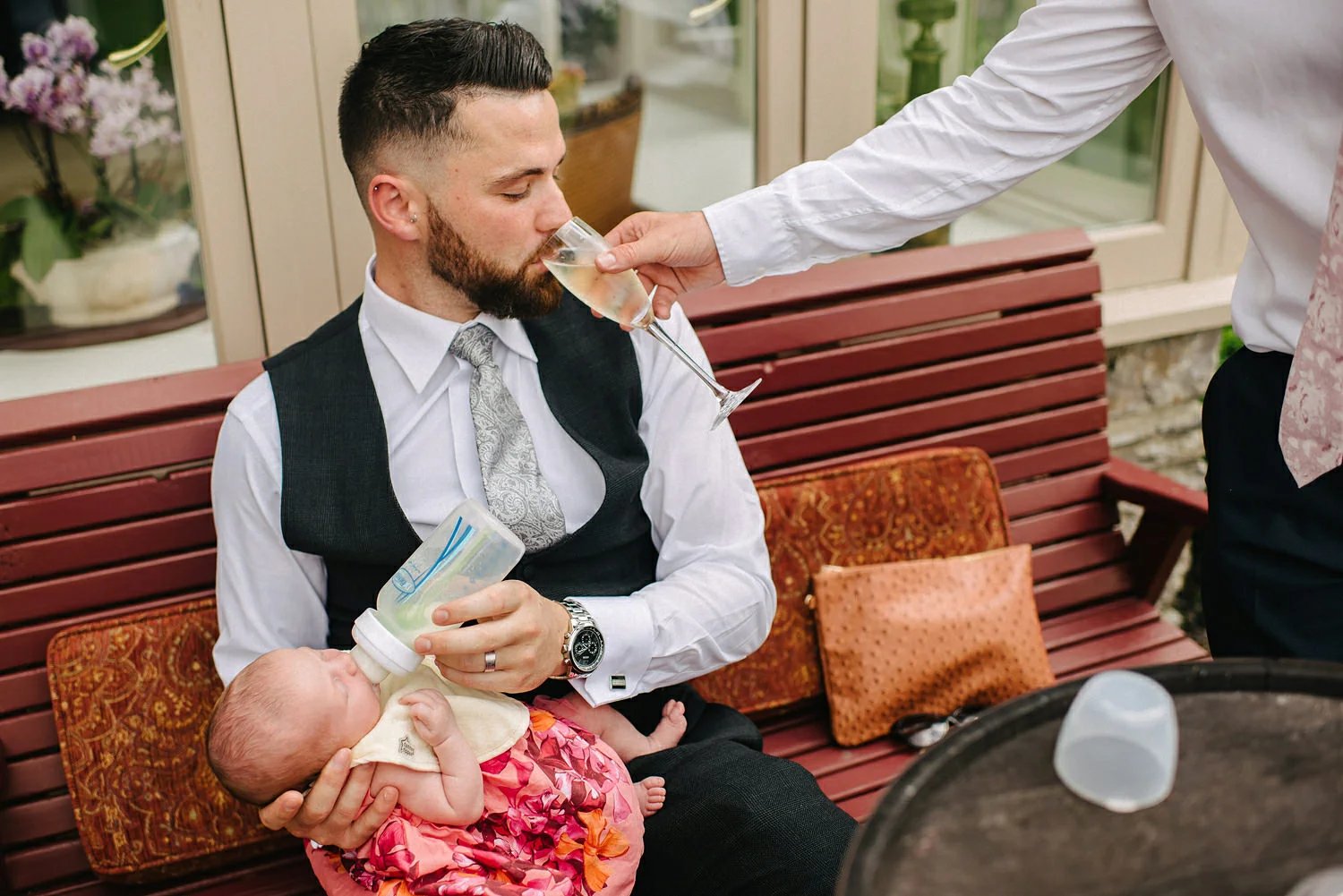  Wedding Photographers Northern Ireland and Destination Simple Tapestry. Wedding Photos at Ballymagarvey Village, Ireland, Guinness, Irish wedding, summer, humanist wedding 