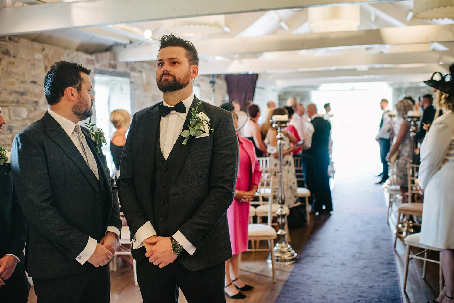  Wedding Photographers Northern Ireland and Destination Simple Tapestry. Wedding Photos at Ballymagarvey Village, Ireland, Guinness, Irish wedding, summer, humanist wedding 