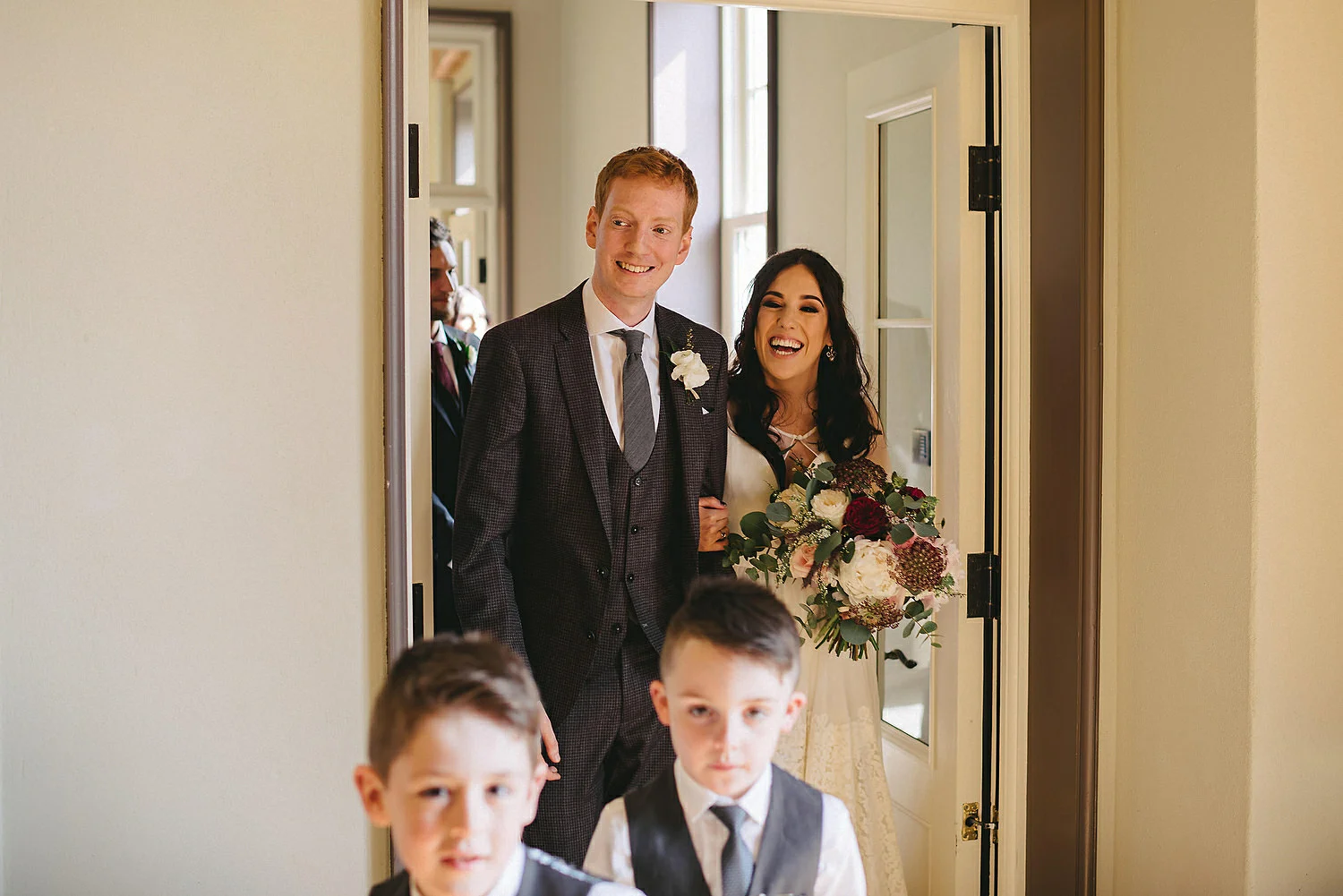  The Carriage Rooms at Montalto Wedding Photos. Humanist Wedding Northern Ireland 
