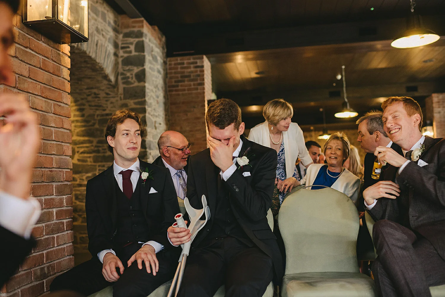  The Carriage Rooms at Montalto Wedding Photos. Humanist Wedding Northern Ireland 