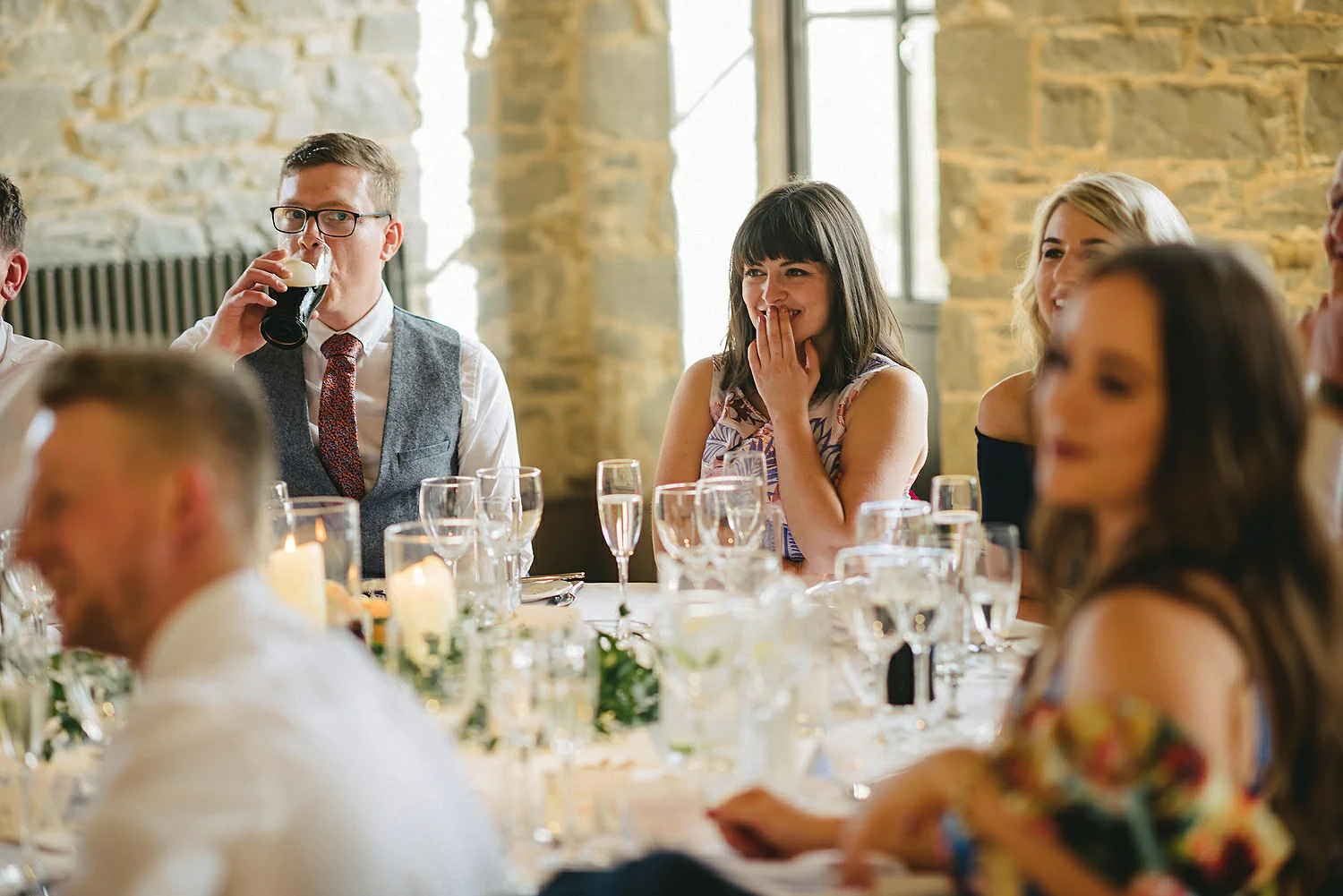  The Carriage Rooms at Montalto Wedding Photos. Humanist Wedding Northern Ireland 